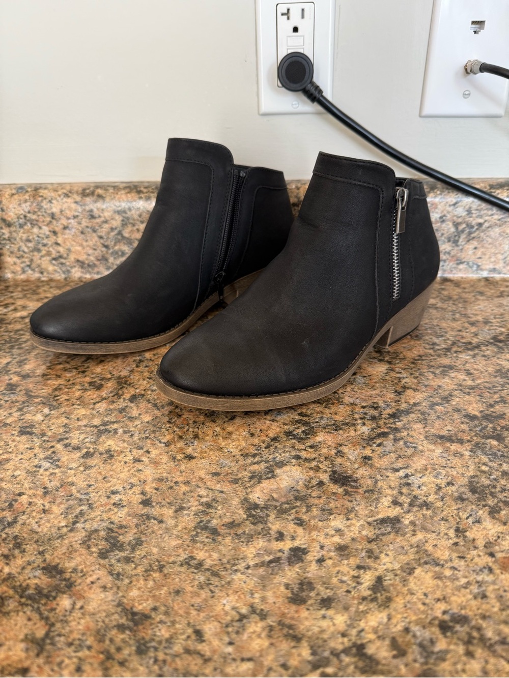 Maurices Black Ankle Boots